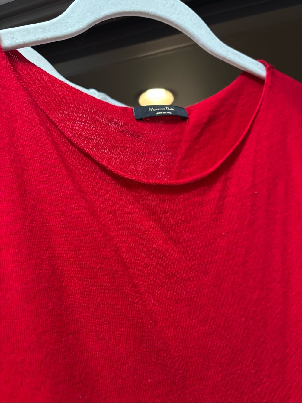 Massimo Dutti Wool tops red and ivory. Long sleeve - Picture 5 of 7